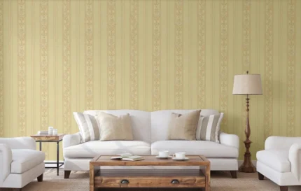 Cream Embossed Wallpaper – Damask Elegance (6805-1)